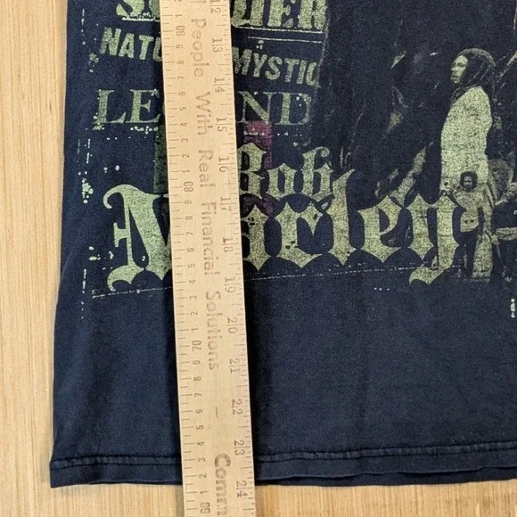 Bob Marley Zion Rootswear Graphic T-Shirt Mens Small Soul Rebel Buffalo Soldier - Picture 8 of 10